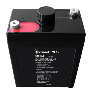 Rechargeable Gel Deep Cycle 2V 100Ah Battery
